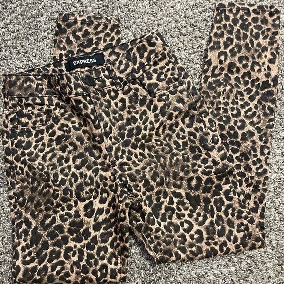Stretch Ankle Legging high rise Leopard - Picture 1 of 4